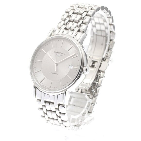 LONGINES Plaisance L4.921.4 Date Silver Dial Automatic Men's Watch